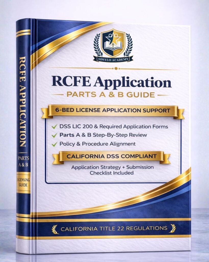 Home rcfe application