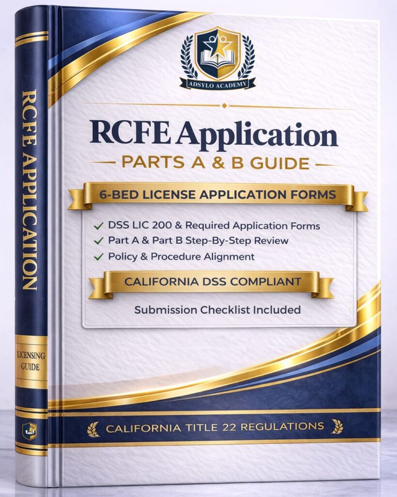 Home rcfe parts a and b application final